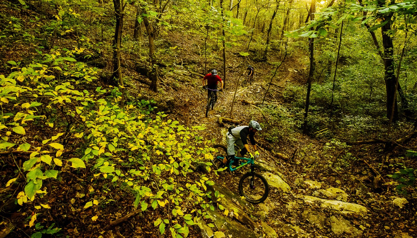 mountain bike trail building