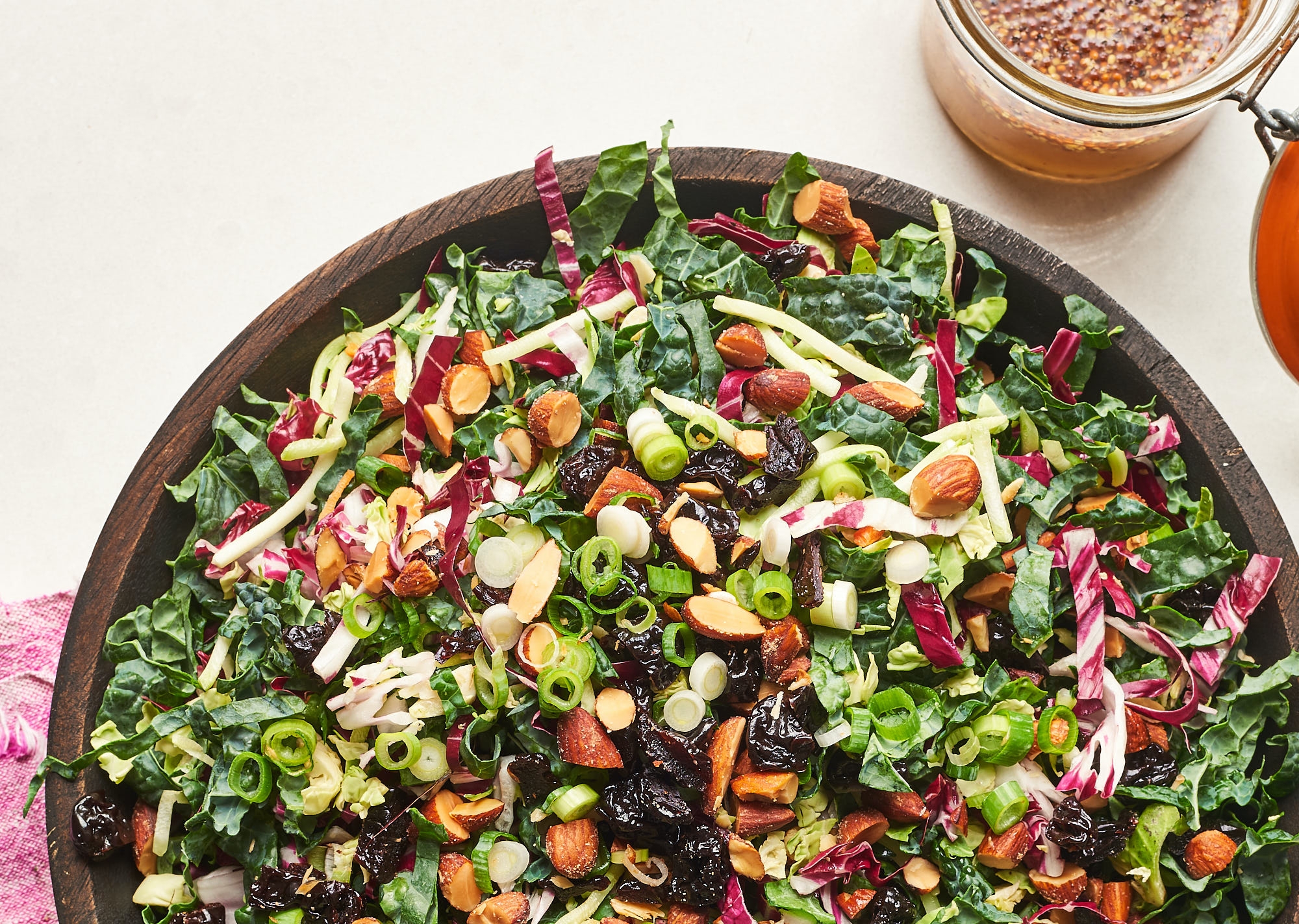 Recipe HoneyMustard Almond and Dried Cherry Slaw