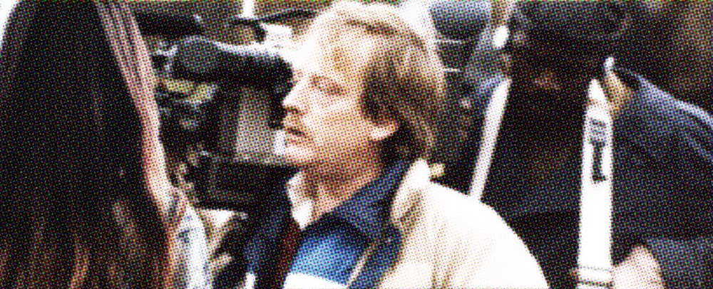 man holding a video camera