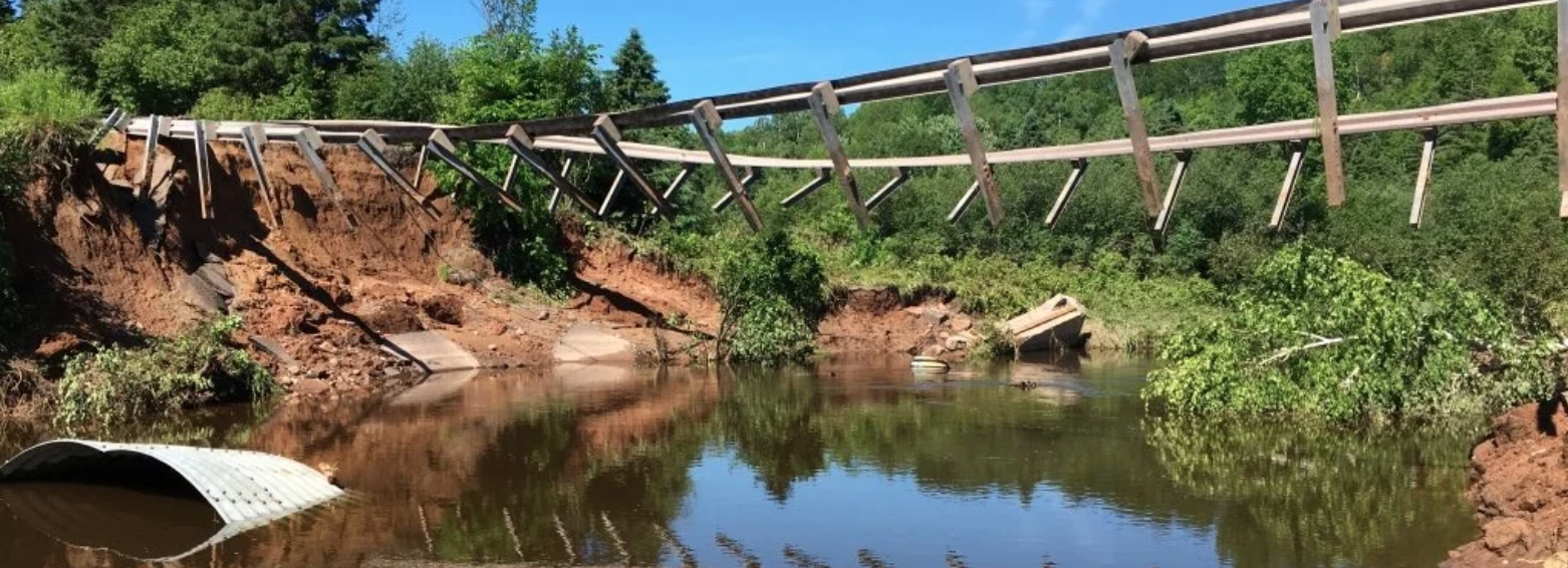 damage from flooding