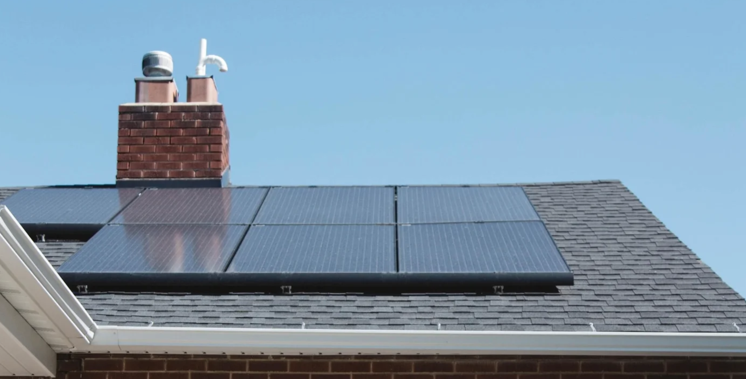 roof with solar panels