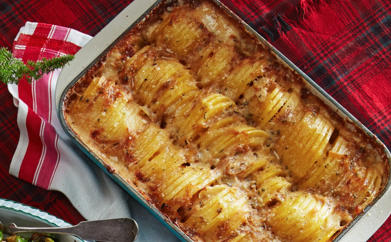 Hasselback Potato Gratin Recipe