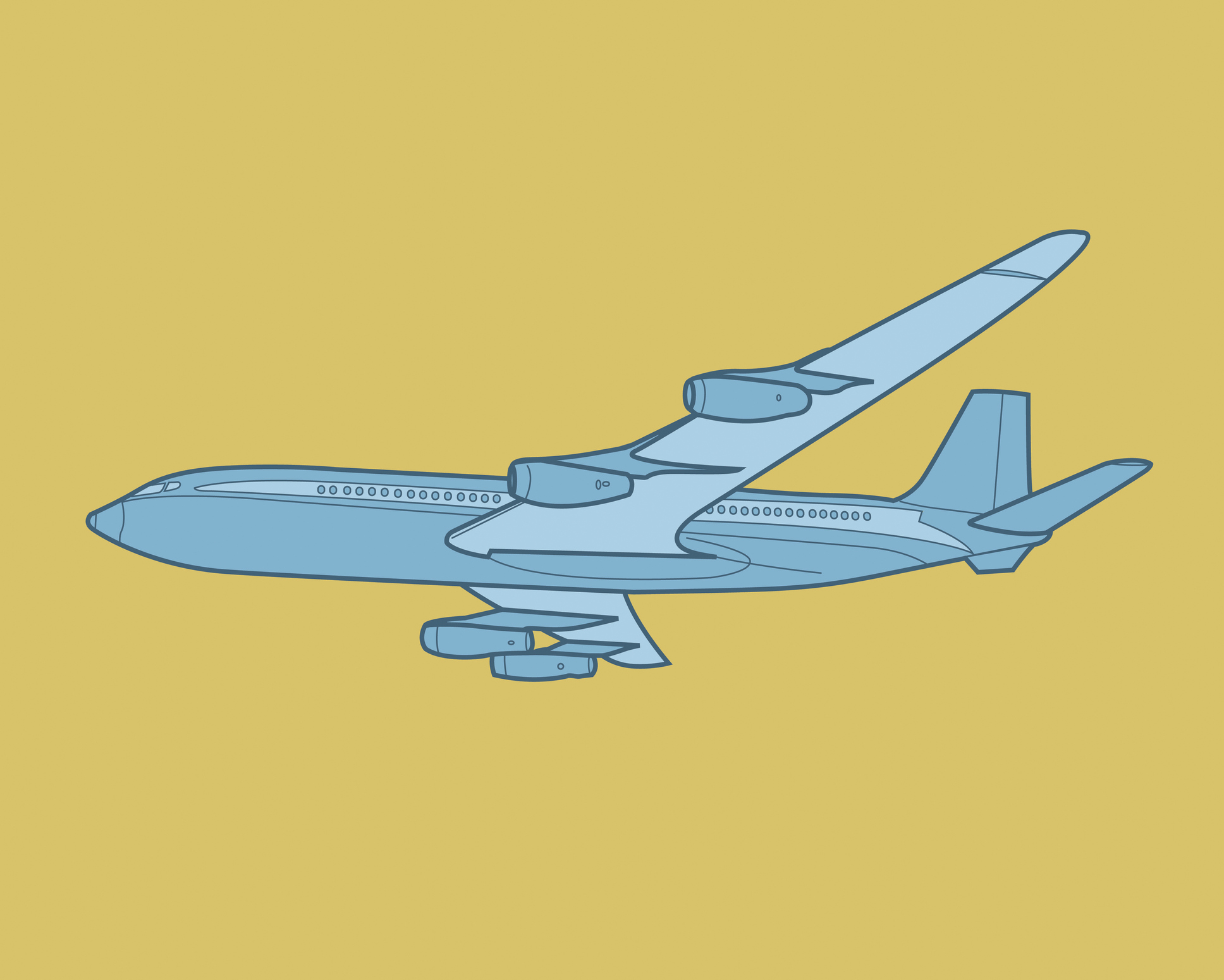 illustration of a plane