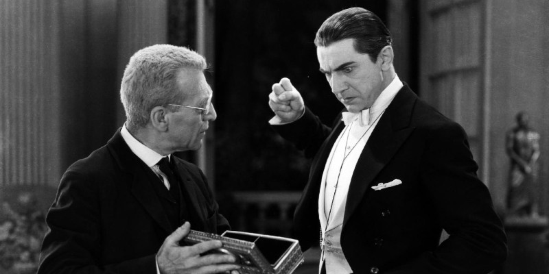 A still from the 1931 film version of 'Dracula'